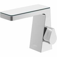 Смеситель для раковины Black&White Universe U7320 Хром Белый матовый