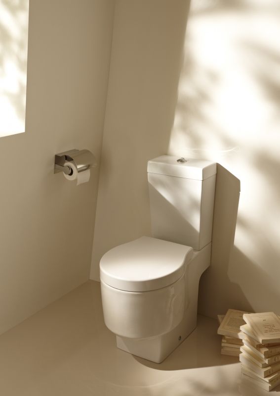 Унитаз с бачком напольный Jacob Delafon Viragio 4448K+E4771 (с сиденьем, микролифт) с горизонтальным выпуском