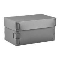 Colombo Adj Коробка Snob, 25x15H13,5 см, цвет: серый/черный Colombo Adj Коробка Snob, 25x15H13,5 см, цвет: серый/черный