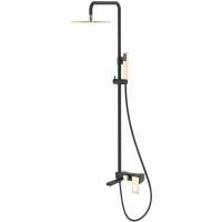 Стойка для душа Q BlackGold_Комплект