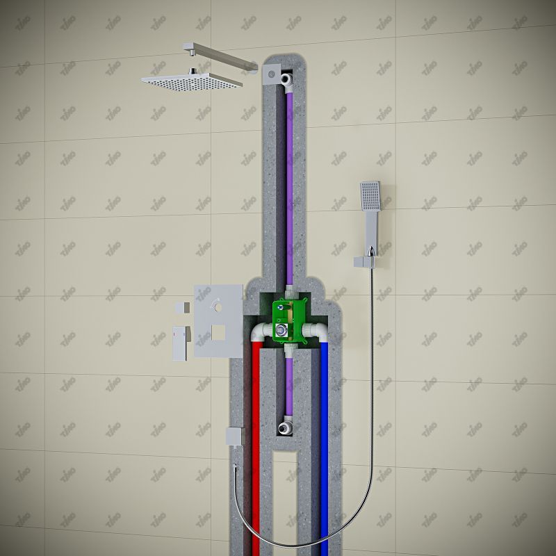 Душевая система встроенная Timo Selene SX-2069/00SM (1113) хром