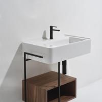 SIMAS RATIO  Раковина чаша подвесная 55x46xh18 см, с 1 отв. для смесителя, без перелива, цвет белый