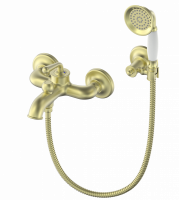Смеситель для ванны с душем WONZON & WOGHAND STEAM, Брашированное золото (WW-88639008-BG) Смеситель для ванны с душем WONZON & WOGHAND STEAM, Брашированное золото (WW-88639008-BG)