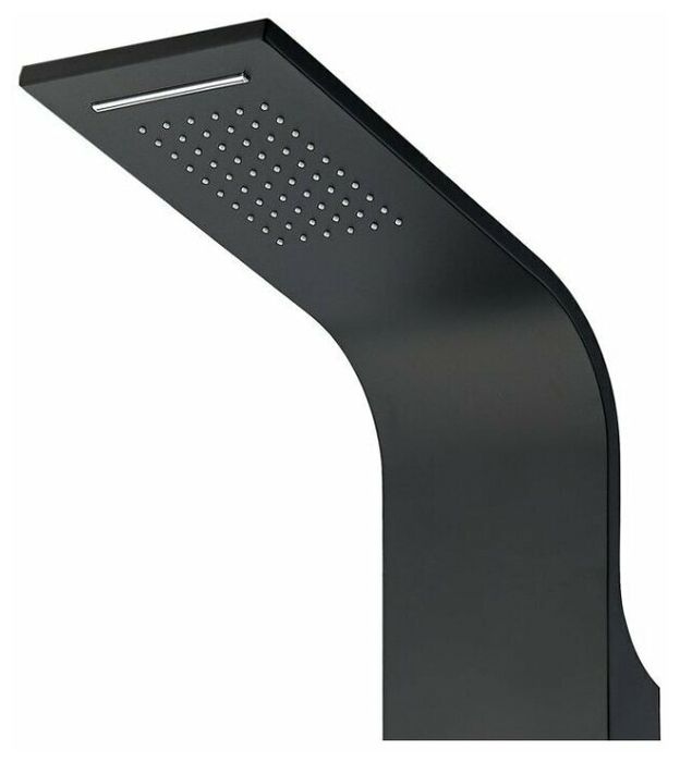 Душевая панель Galaxy Black с гидромассажем и изливом Душевая панель Galaxy Black с гидромассажем и изливом