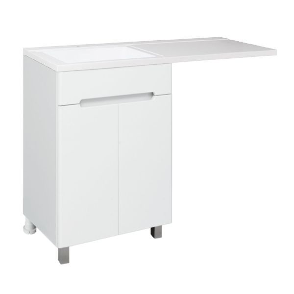 Тумба Runo Парма 60 под умывальник 00-00001024, 00-00001025 (Гамма 120 лайт левое/правое крыло) (00-00004160)