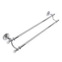 Полотенцедержатель двойной подвесной ART&MAX ANTIC CRYSTAL AM-2648SJ