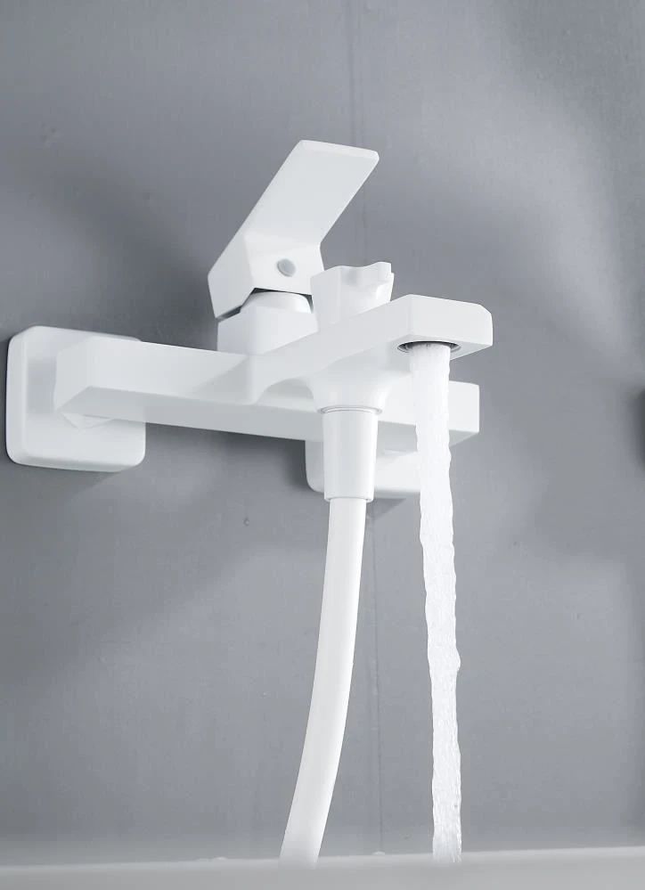 Смеситель для ванны Knotlor KN-22/WY, белый