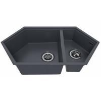 Кухонная мойка KitKraken Creek Graphite 90 Темно-серая