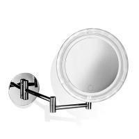 Decor Walther BS 16 Touch Косметическое зеркало 20см, подвесное, увел. 5x, сенсорный вкл., подсветка LED питание от 3 батареек AA 1.5V, цвет: хром