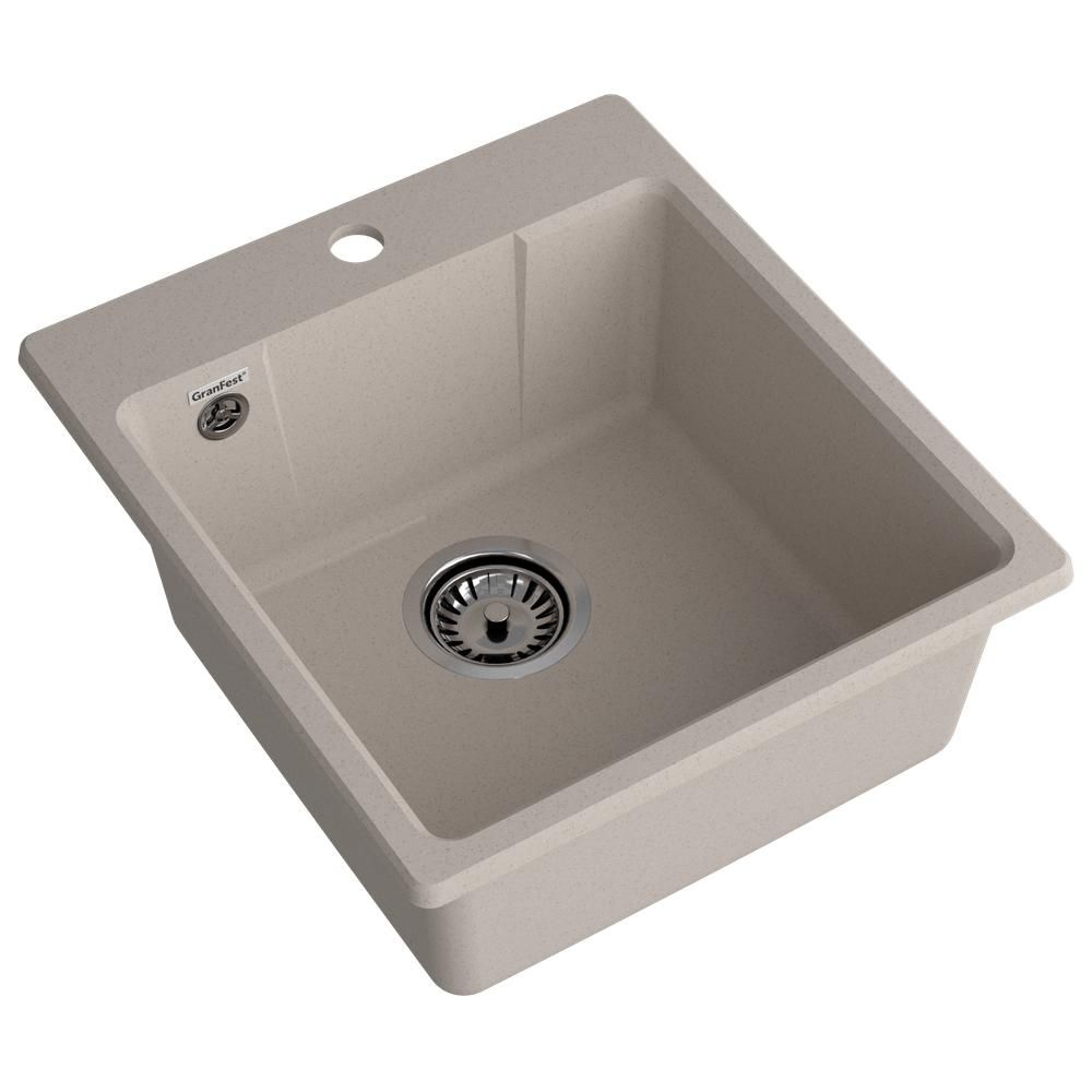 Кухонная мойка GranFest URBAN 644, песочный, артикул 644 песочный