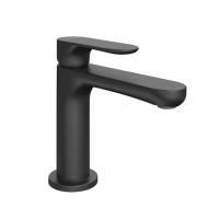 Смеситель для раковины OLE однорычажный без донного клапана 3/8, матовый черный