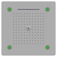 Верхний душ RGW Shower Panels SP-73 21140273-01 Хром