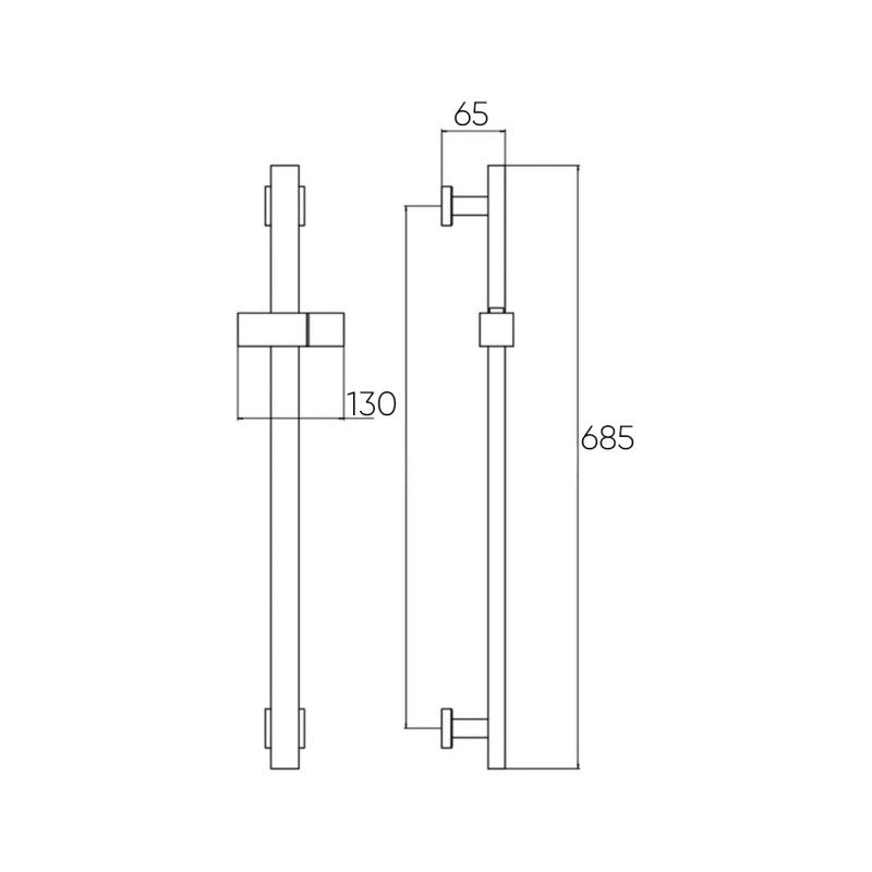 Душевой гарнитур Bronze de Luxe 980, хром