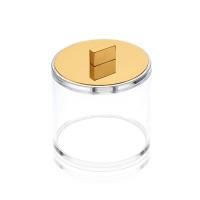 Decor Walther Sky DMD L Баночка универсальная 11.3x12см, с крышкой, акрил, цвет: золото ЗАКАЗ ПО ЗАПРОСУ
