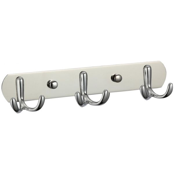 Планка с крючками Savol S-07203B, хром