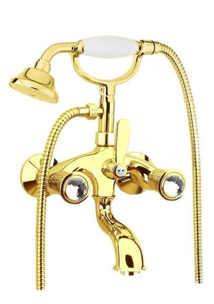 Смеситель для ванны Fiore VENERE SKY (SWAROVSKI®) 13OO0600, золото