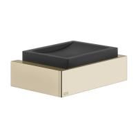 GESSI  INVERSO ACCESSORIES Мыльница настенная белая, цвет: Brass Brushed PVD GESSI  INVERSO ACCESSORIES Мыльница настенная белая, цвет: Brass Brushed PVD