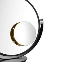 Decor Walther Club Vanity Plus Косметическое зеркало 15см, дополнительное, магнитное, увел. 5x, цвет: золото