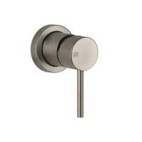 Gessi Emporio Via tortona Внешние части для настенного смесителя на 1 позицию, цвет: Finox Brushed Nickel