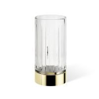 Стакан, Decor Walther, Century, одинарный, ширина, мм-60, глубина, мм-90, высота, мм-125, настольный (свободностоящий), материал стакана-стекло, материал держателя-латунь, цвет-золото