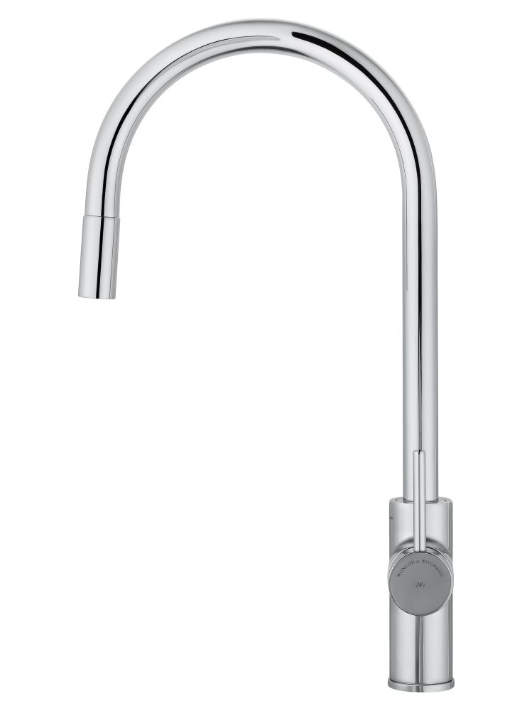 Смеситель для кухни с выдвижным изливом WONZON & WOGHAND Хром (WW-422902-CR)