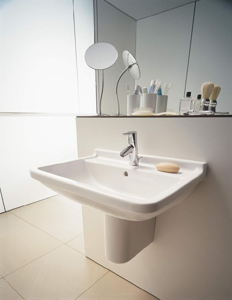 Duravit  Starck III Раковина подвесная 500х360 мм. с переливом, с 1 отв под смеситель, цвет белый Duravit  Starck III Раковина подвесная 500х360 мм. с переливом, с 1 отв под смеситель, цвет белый