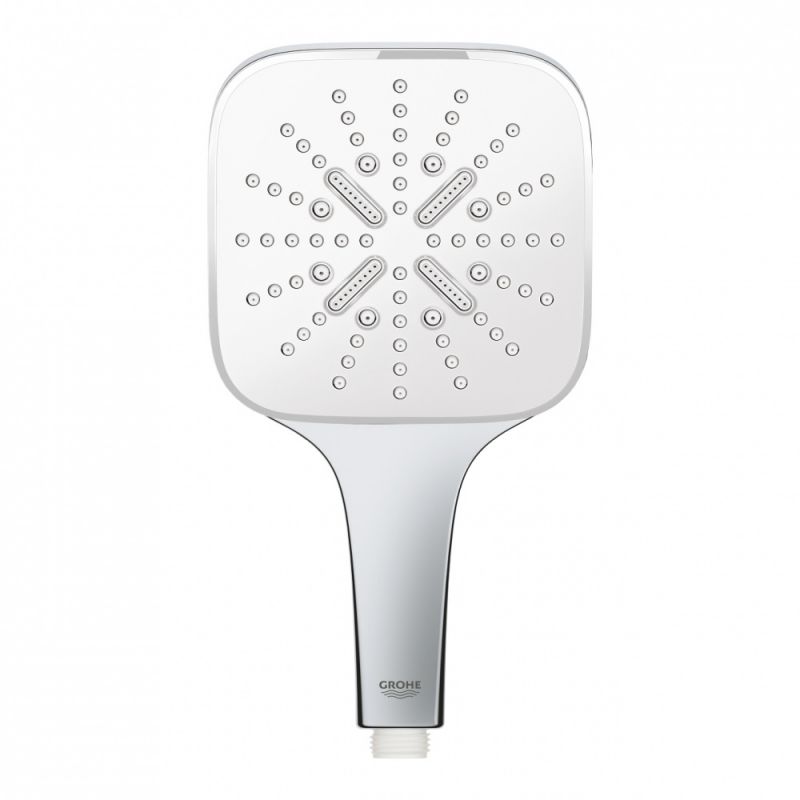 Ручной душ GROHE RAINSHOWER SMARTACTIVE 26551LS0 (хром/белый, пластик, квадратный), шт Ручной душ GROHE RAINSHOWER SMARTACTIVE 26551LS0 (хром/белый, пластик, квадратный), шт