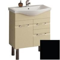 Тумба с раковиной SanVit Прима 65 kprim065 в цвете Ral витые ручки Черный глянец Тумба с раковиной SanVit Прима 65 kprim065 в цвете Ral витые ручки Черный глянец