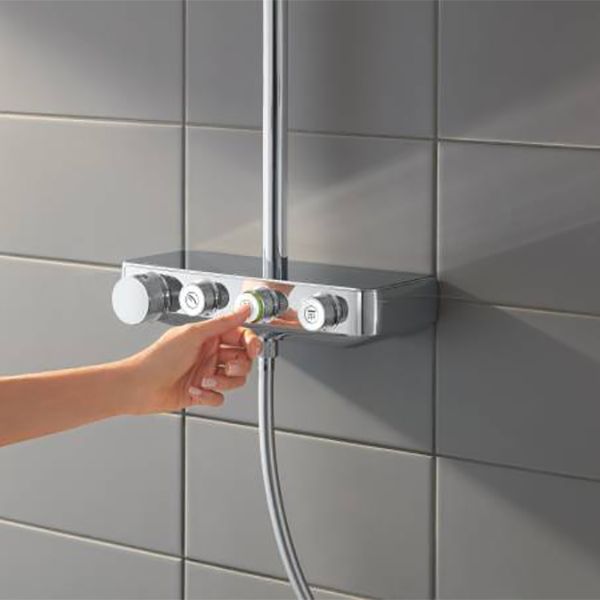Душевая система GROHE EUPHORIA SMARTCONTROL 26508000 (хром, металл/пластик, 175-см, квадратная), шт Душевая система GROHE EUPHORIA SMARTCONTROL 26508000 (хром, металл/пластик, 175-см, квадратная), шт