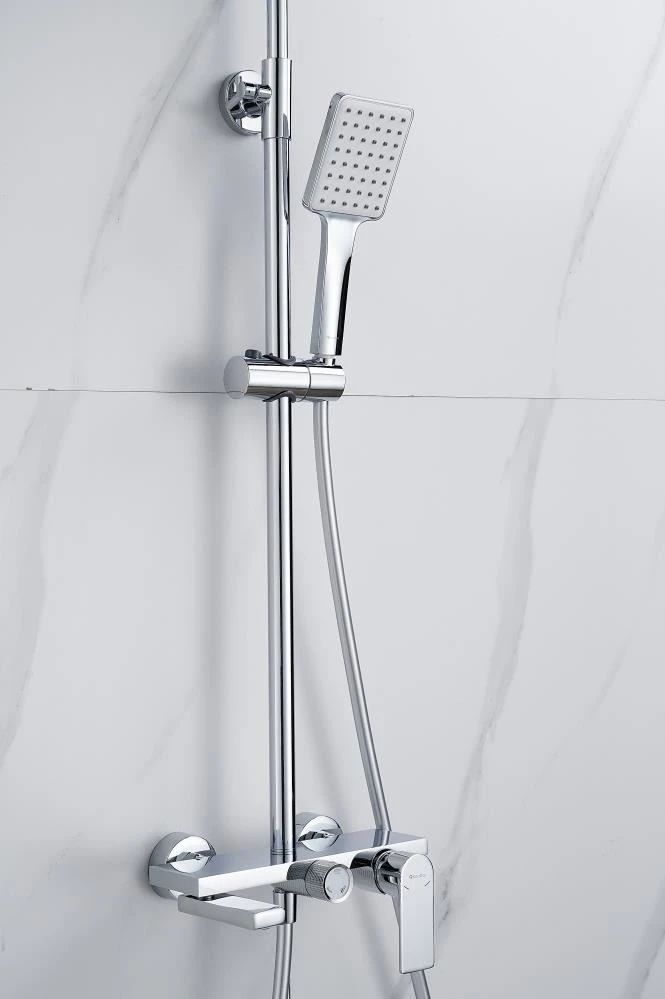 Душевая система Knotlor KN-72, хром, артикул KN-72