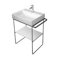 Duravit DuraSquare Консоль металлическая напольная регулировка по высоте + 50 мм, для # 235312 пол.дер. справа/слева цвет black matt