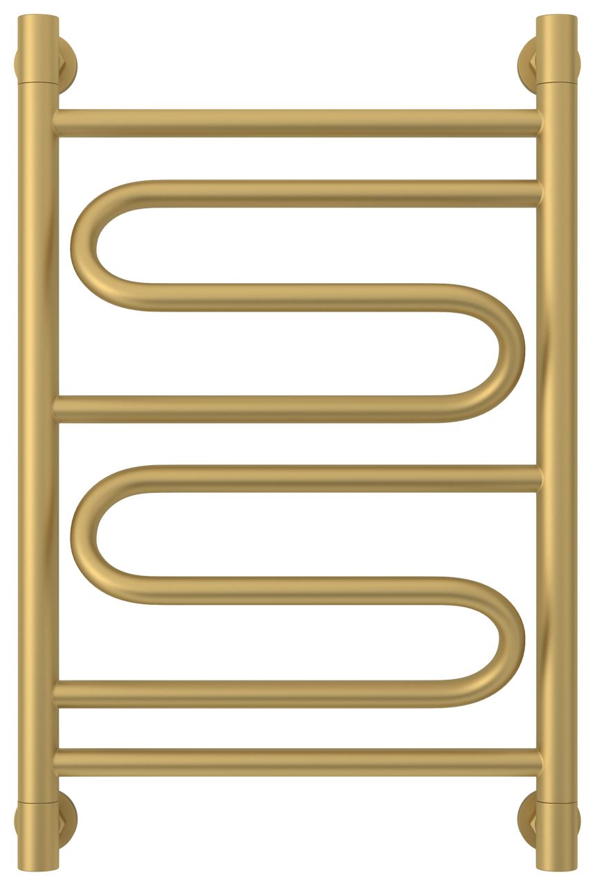 Полотенцесушитель водяной "ЭЛЕГИЯ+" 600х400 (Матовое ЗОЛОТО)