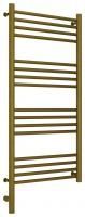 Полотенцесушитель электрический "БОГЕМА 3.0" прямая 1000х500 / МЭМ левый (Состаренная бронза)