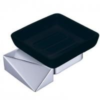 Настенная мыльница NEW VENTURO хром/черный_Комплект