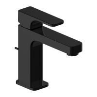 CISAL Cherie Смеситель на раковину, однорычажный, с донным клапаном, цвет черный матовый