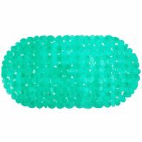 Коврик для ванны Fora 68х35 FOR-SPA01-G Камушки Бирюзовый Коврик для ванны Fora 68х35 FOR-SPA01-G Камушки Бирюзовый
