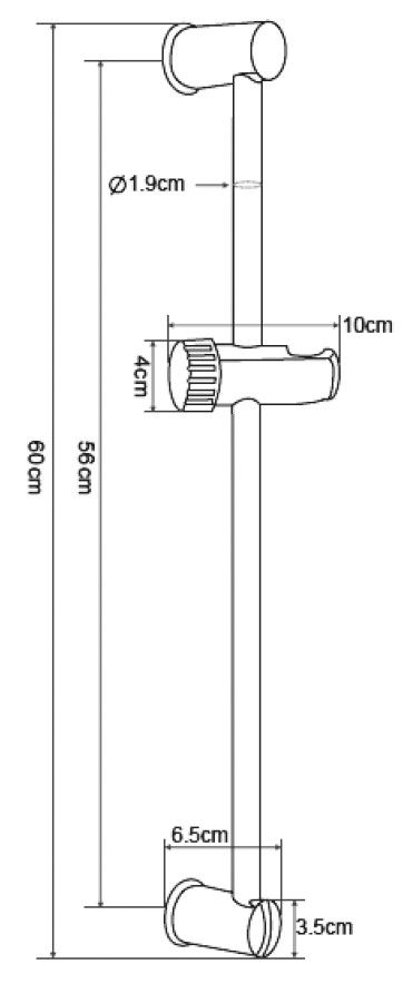 Душевая cтойка, артикул: VSR600, VODA