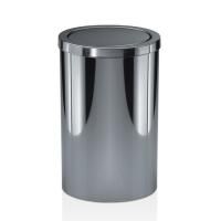 Decor Walther DW 124 Корзина для бумаги 20xh32см, с крышкой, цвет: сталь полированная Decor Walther DW 124 Корзина для бумаги 20xh32см, с крышкой, цвет: сталь полированная
