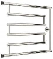 Полотенцесушитель, Сунержа, High-Tech model L+, водяной, ширина, мм-660, глубина, мм-65-80, высота, мм-528, межосевое расстояние-500, подключение-вертикальное слева/справа, мощность, Вт-314, присоединительный размер-НГ G 1", материал-нержавеющая сталь, на