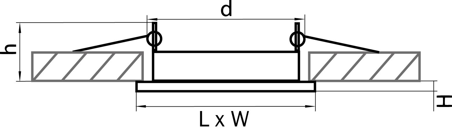 Светильник точечный встраиваемый декоративный под заменяемые КЛЛ или LED лампы Tensio Lightstar 212121