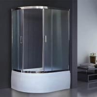 Душевой угол Royal Bath RB 8120BK-C-CH (прозрачное) правый