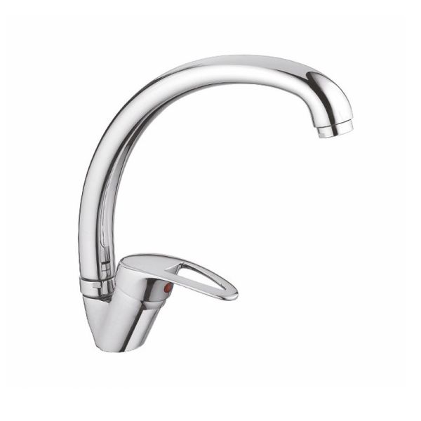 Смеситель для кухни Cron CN4139, хром