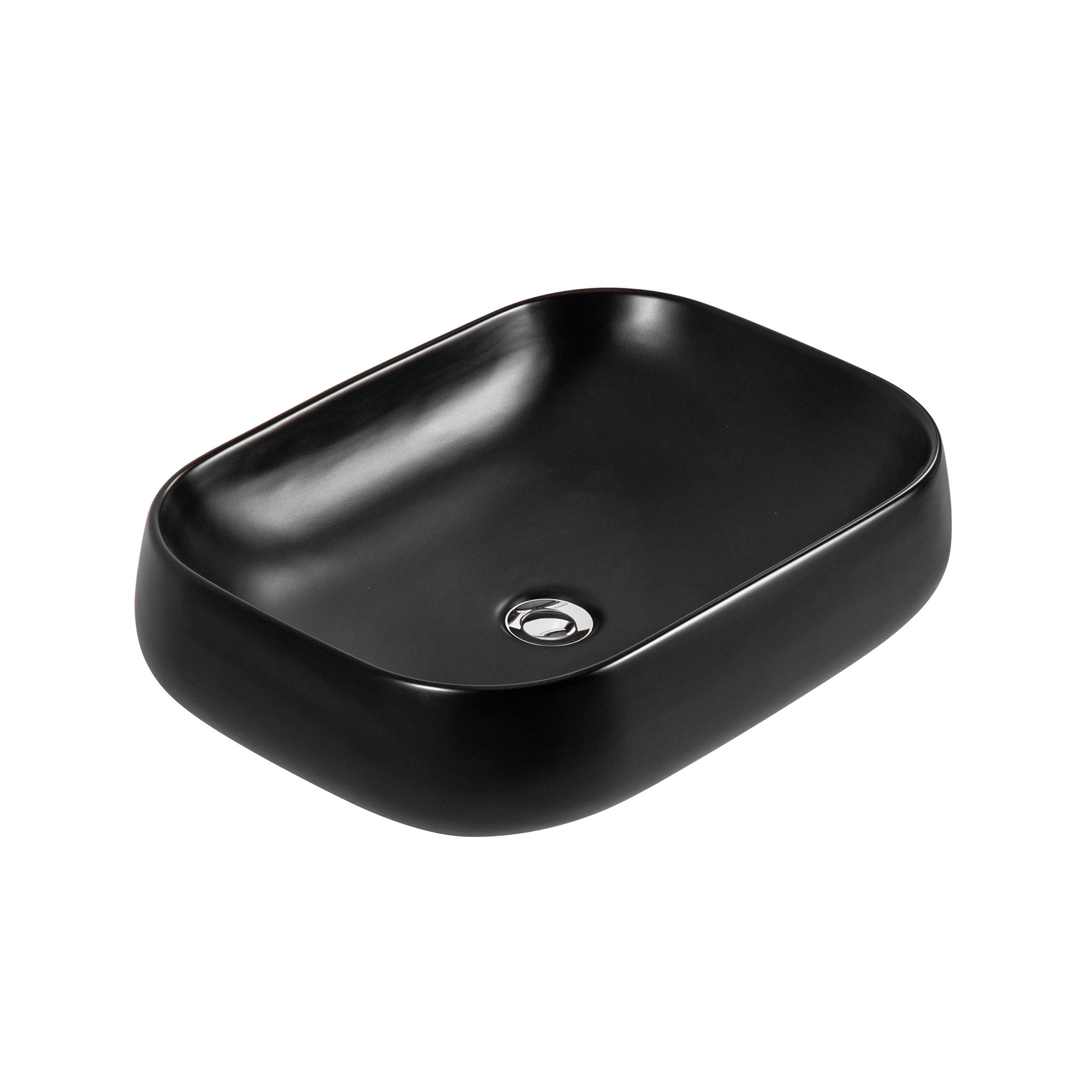 Раковина накладная для установки на столешницу AQUATEK AQ5526-MB 560*420*140, матовый черный Раковина накладная для установки на столешницу AQUATEK AQ5526-MB 560*420*140, матовый черный