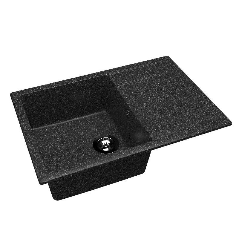 Кухонная мойка Dr. Gans ТЕХНО 25.030.D0760.407, черный, артикул 25.030.D0760.407