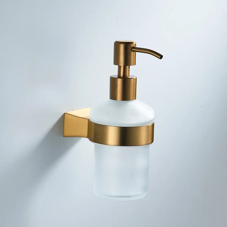 Дозатор жидкого мыла Shevanik SG5744G, золотой сатин