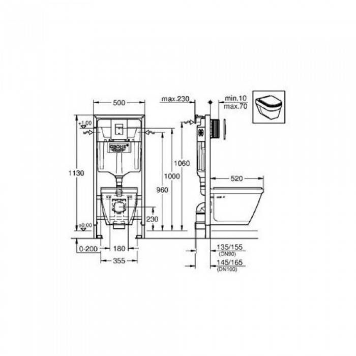 Готовый набор для туалета GROHE Solido Perfect (NW0030)