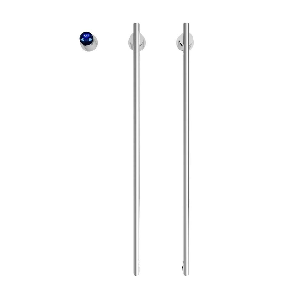 Полотенцесушитель электрический Terminus Рондо П2 35х76, хром, артикул 4670078568151