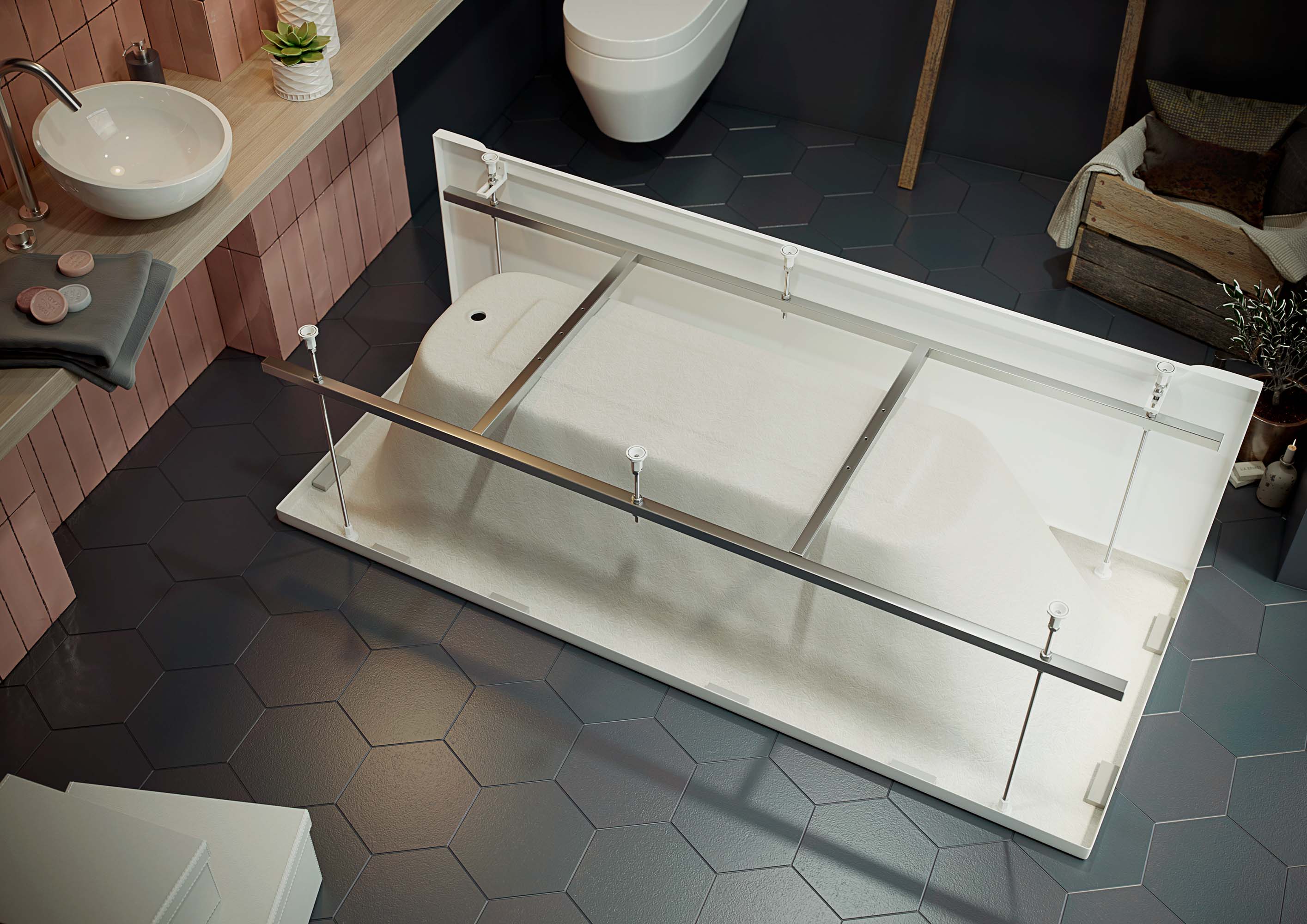 Сборный каркас к ванне Мия 170 /175 см (шпильки) Сборный каркас к ванне Мия 170 /175 см (шпильки)