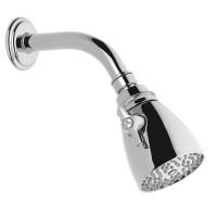 THG PETALE DE CRISTAL CLAIR Держатель верхнего душа 120 мм., настенный монтаж, цвет хром