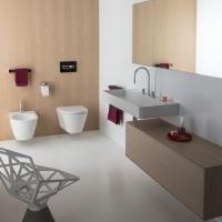 Laufen Kartell Биде подвесное 545х370х290мм с 1 отв. под смеситель, без боковых отв, цвет: белый матовый